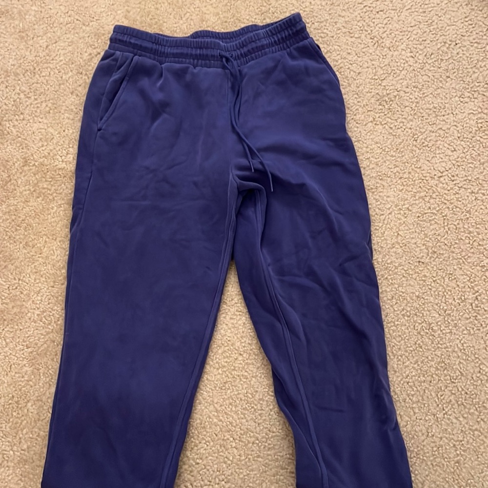 blue sweatpants